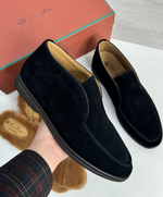 Лоферы Loro Piana с меховой стелькой