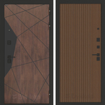 Входная дверь Бункер BN-14 - 29 Дуб кантри темный