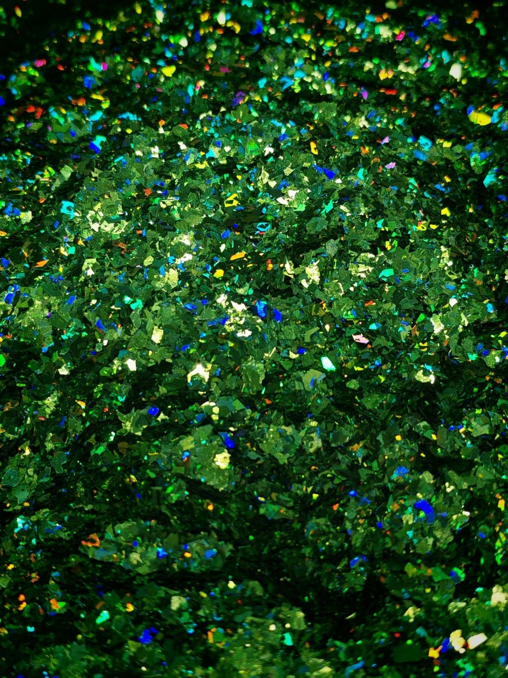 Хлопья - слюда Зелёный голографик - 88804 - для литья изделий и творчества