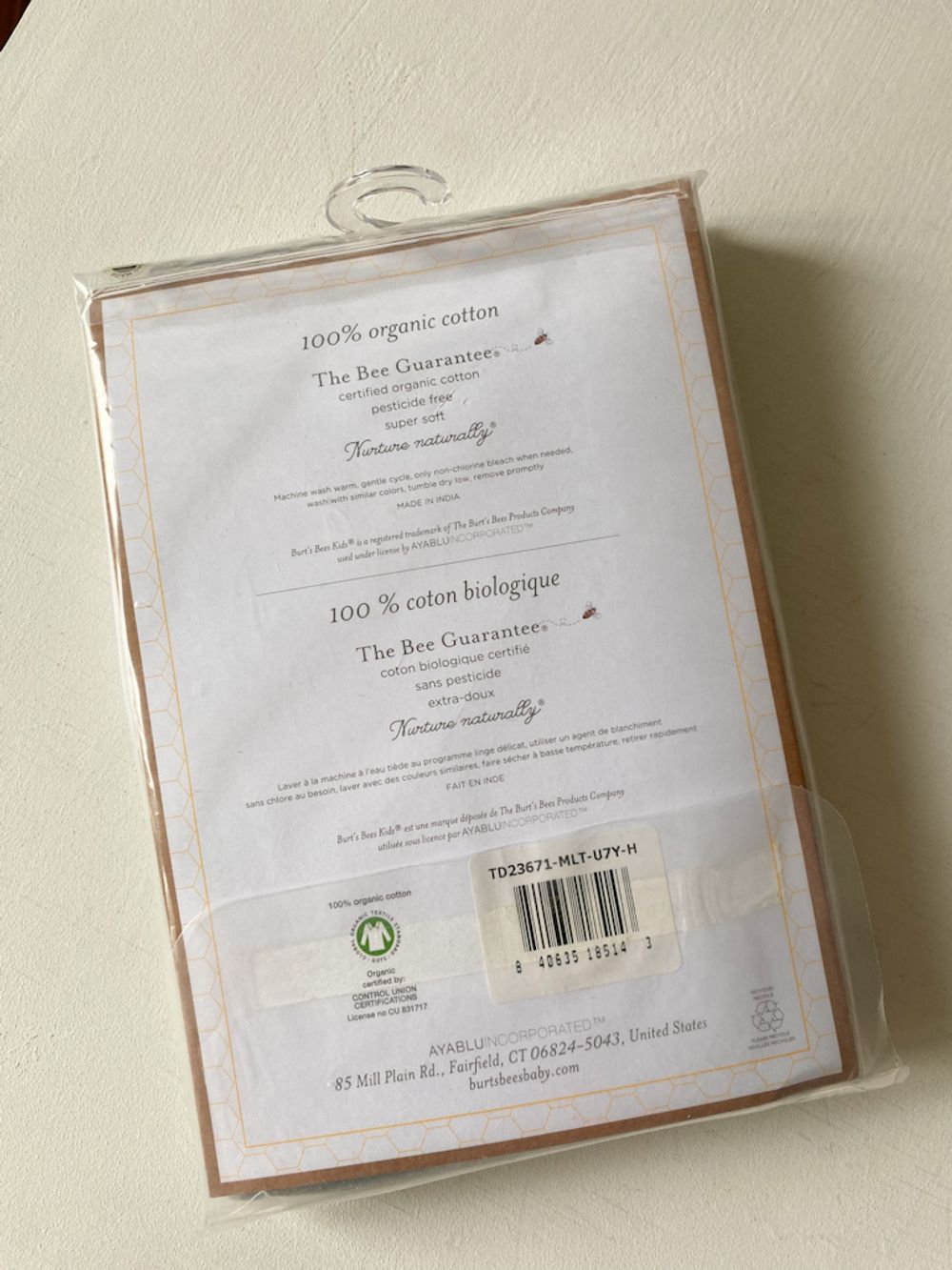 Новые хлопковые трусы-боксеры Burts Bees Kids, 122