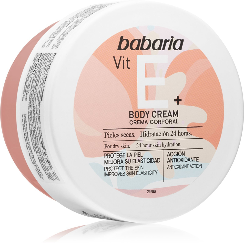 Babaria Vitamin E - молочко для тела с витамином Е /   400  ml  / GTIN 8410412100328