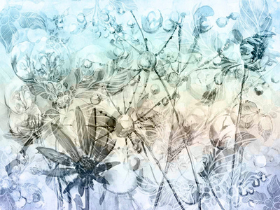 Дизайнерские обои Wall Street Aquarelle