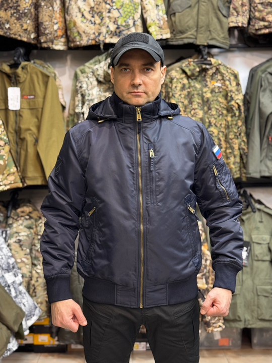 Куртка бомбер Corbona Деми Синий