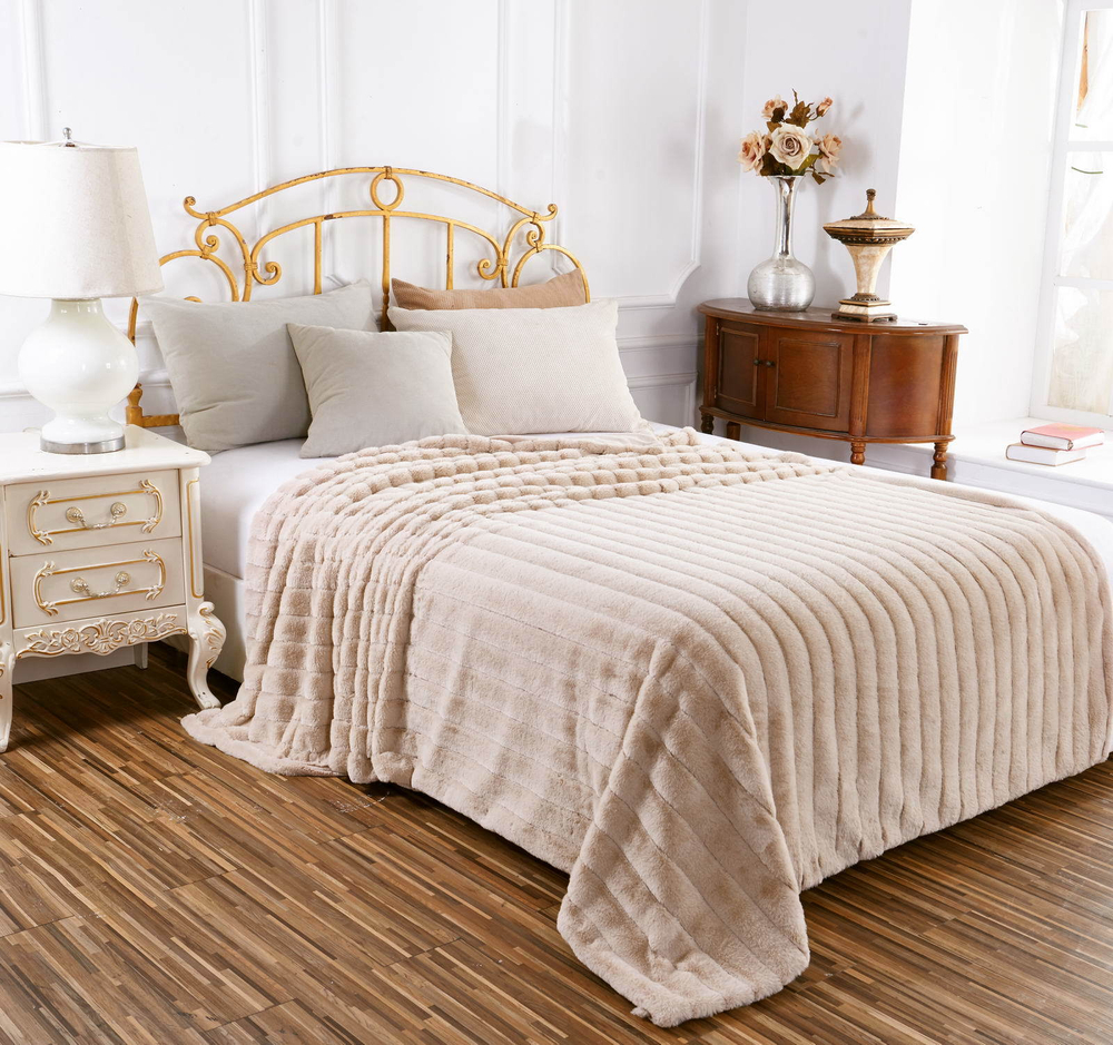 Плед 160х220 Sofi De MarkO Анабель бежевый