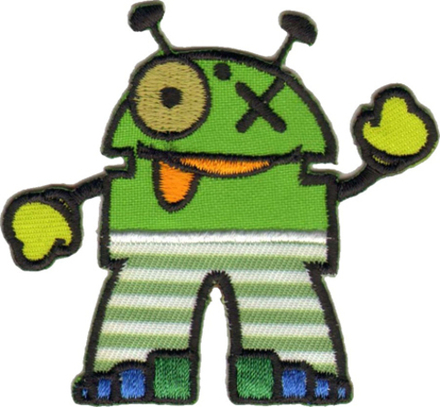 Термоаппликация HKM "Зелёный монстр", 7,5 х 4 см, 1 шт (10216022/151013/0026877/01_Германия)