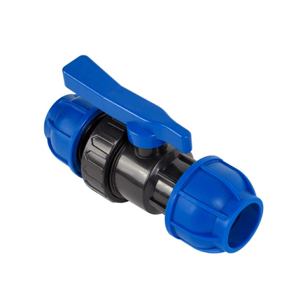 Кран ПНД соединительный d32*32