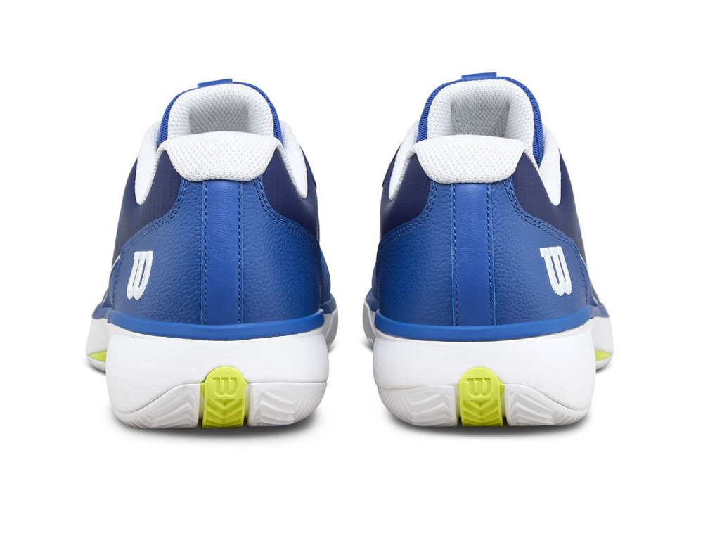 Мужские теннисные кроссовки Wilson Rush Lite 5 Clay - deja vu blue/white/safety yellow