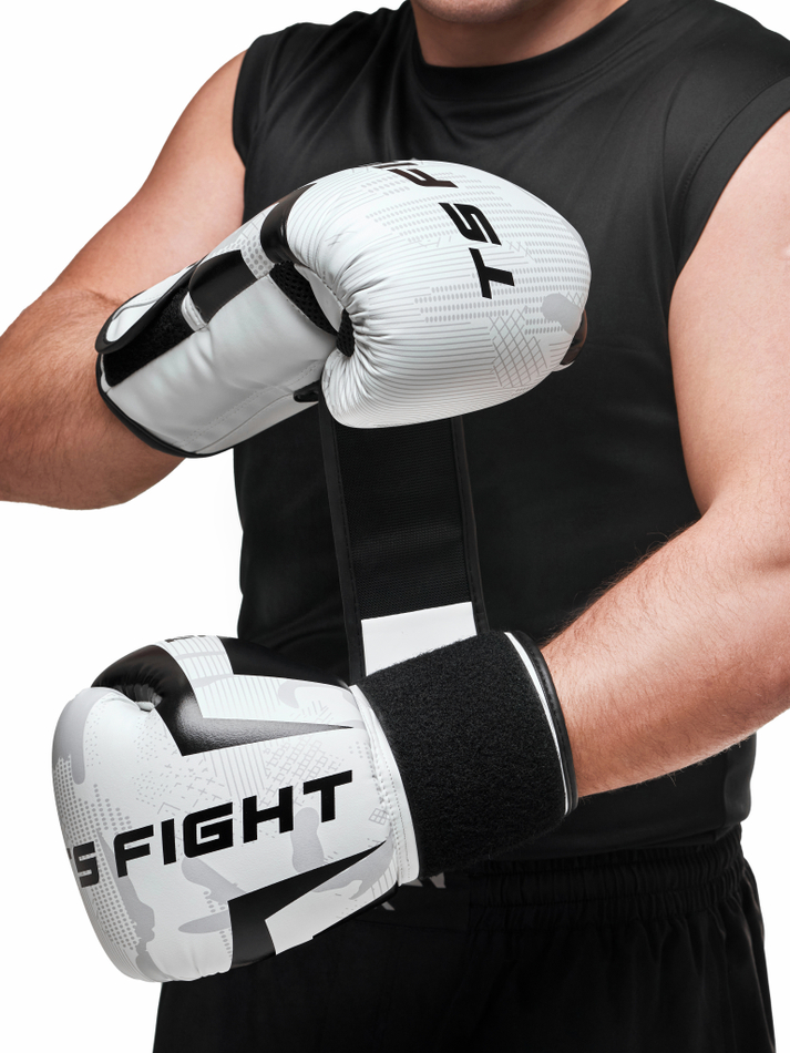 Перчатки для бокса Tomorrow Star Fury White Black