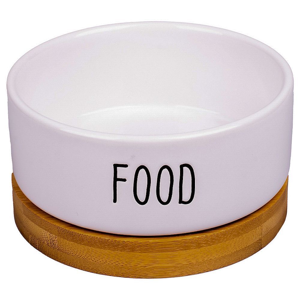 Миска керамическая КерамикАрт Food белая 340 мл