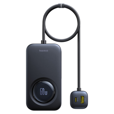 Автомобильная зарядка Baseus PrimeTrip VW1 Car Charger with Retractable Cable 3U+3C 105W