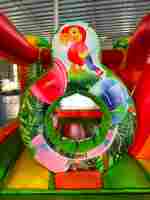 Коммерческий надувной батут «Джунгли зовут», 4*3,8*2,4 м