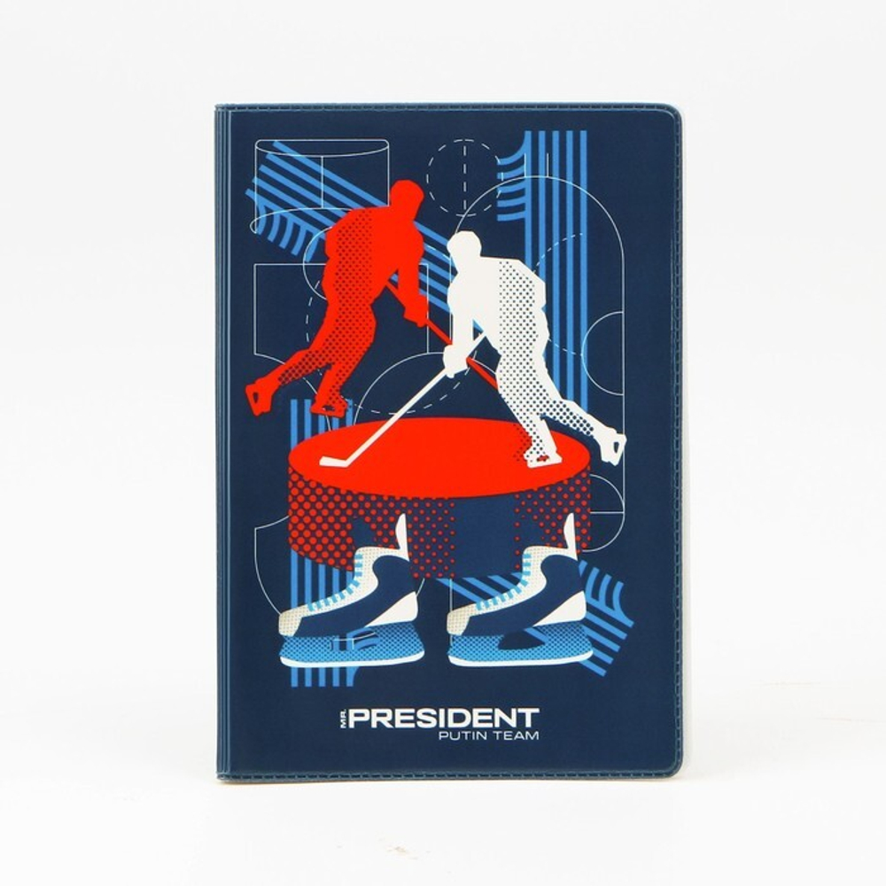 Обложка для паспорта Putin Team "Хоккей", ПВХ