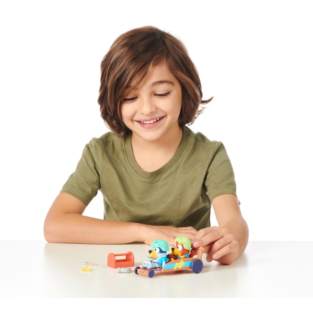 Bluey Blue - Го-карт + 2 фигурки собачек BLU17357