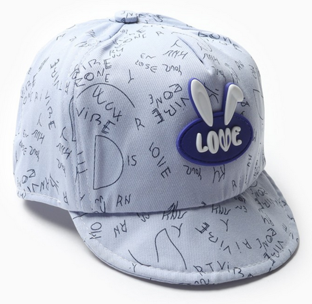 Кепка детская "Love" голубой, р. 48/ 9872468 MINAKU