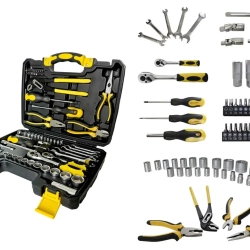 Набор инструментов 65пр. 1/4''3/8''(6гр.)(4-24мм) FORCEKRAFT FK-3651