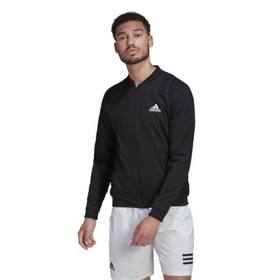 Мужская теннисная кофта Adidas Tennis Jacket - black/white