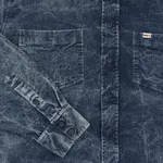 Рубашка Меч SS24 Velvet Dyed Aegean синяя