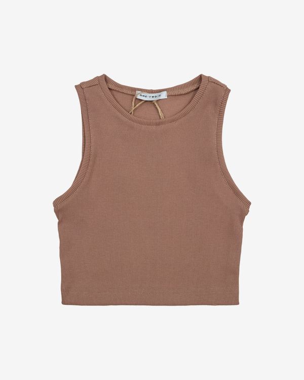 Топ Ribbed Brownie - фото 1