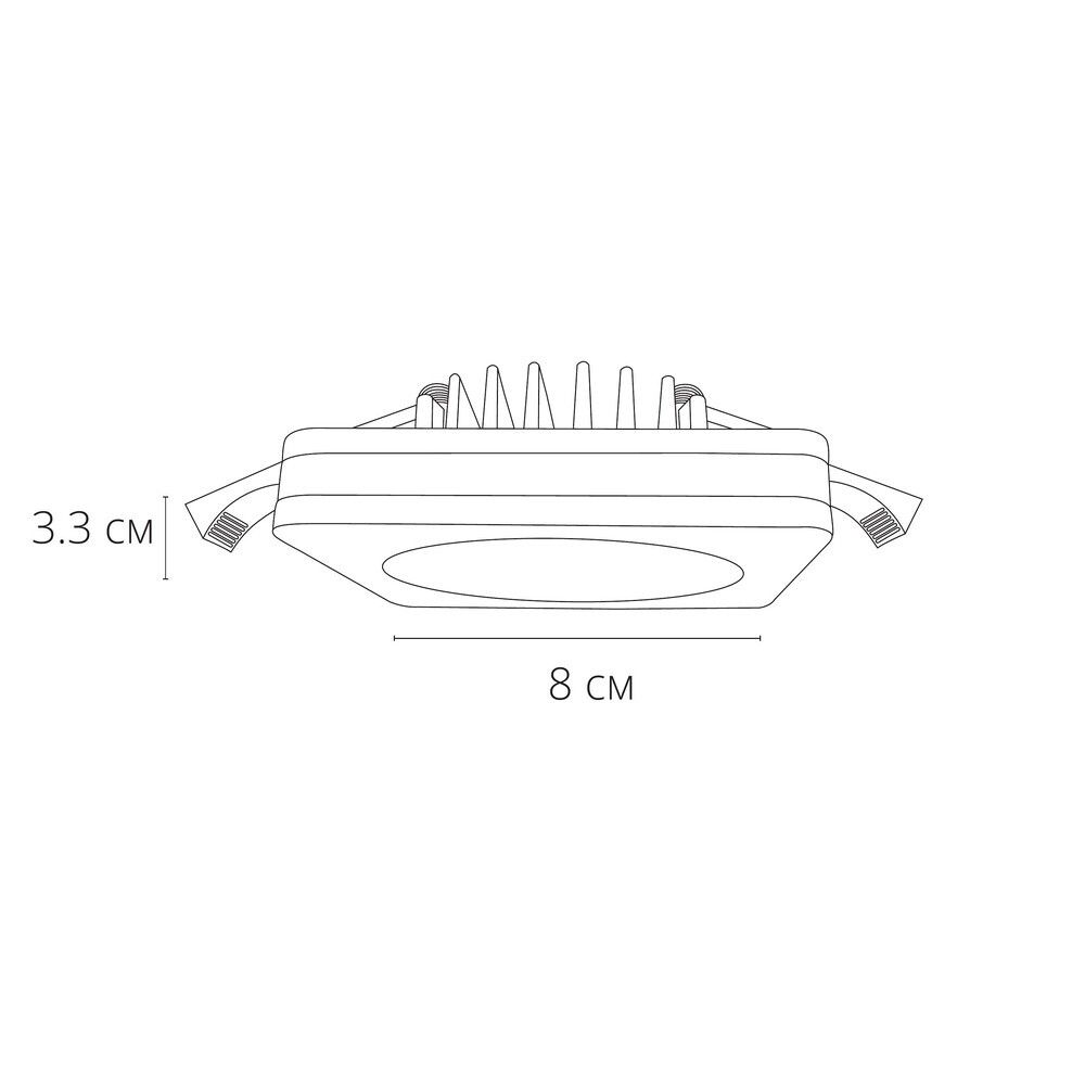 Точечный встраиваемый светильник Arte Lamp
