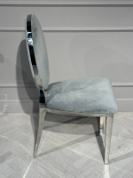 Стул обеденный Ist Casa София, 45х42х92, серый, серебро