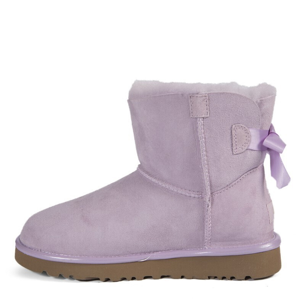 Угги Mini Bailey Bow II Metallic Lavender Fog