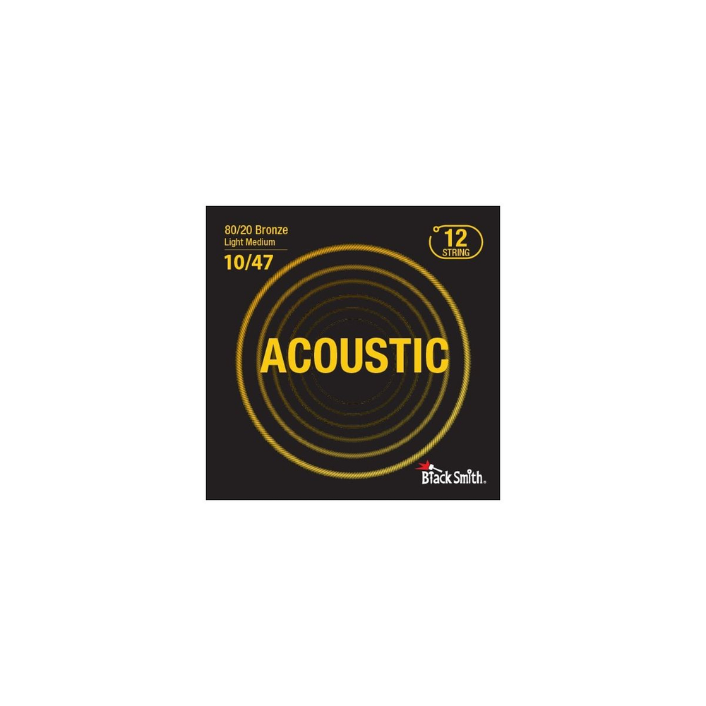 BlackSmith 80/20 Bronze Light Medium 10/47 12 String