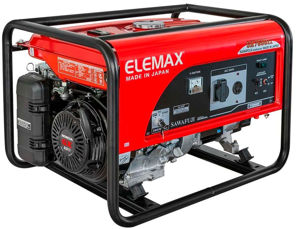 Бензиновый генератор Elemax SH7600EX-RS с электростартером