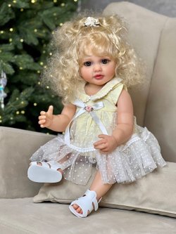 Кукла Реборн виниловая 55см в пакете (FA-142)