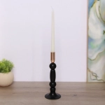 Подсвечник «FARY TALE» 9*27 см, Черный/золото