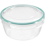 Контейнер для продуктов герметичный круглый 1,5л с замками (бесцветный)