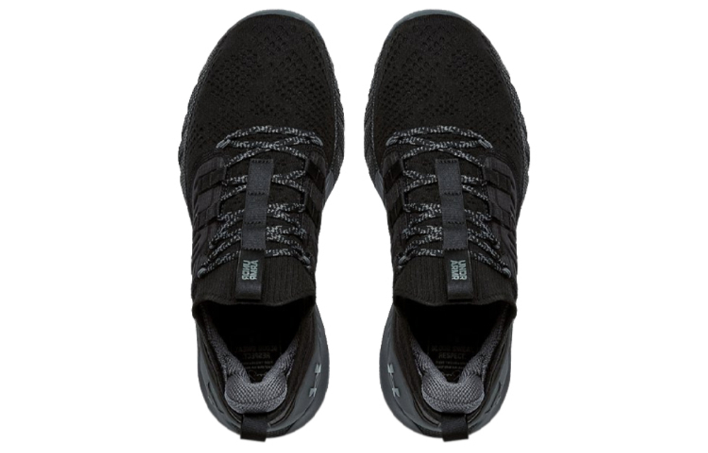 Under Armour Under Armour Project Rock 3 mid-top non-slip shock-absorbing sports shoes black