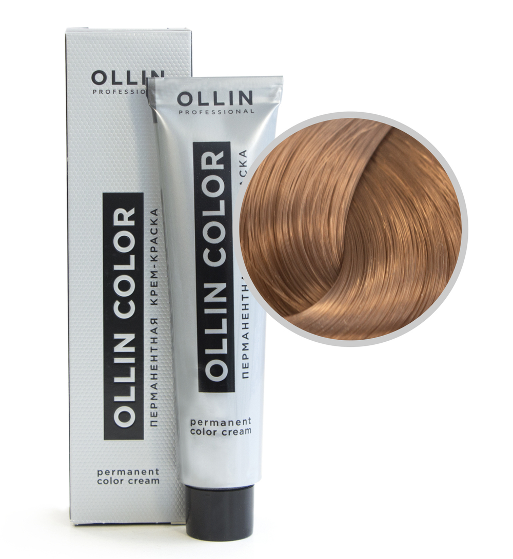Ollin Color Крем-краска для волос, перманентная, тон №9-7, Блондин коричневый, 60 мл