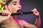 Черный кляп-кольцо 3,5см Lola Games Party Hard Modesty 1143-01lola