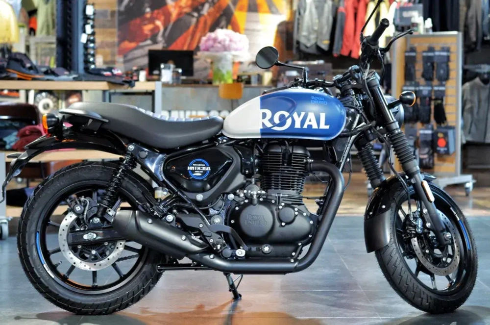 Royal Enfield Hunter 350 Rebel Blue, 2024