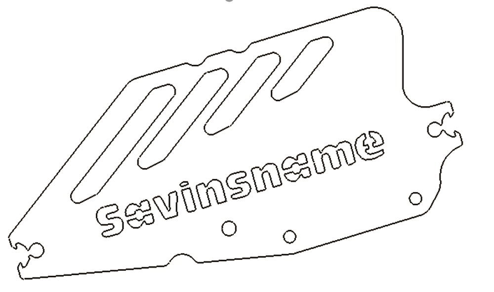 Пластина крепления роликов ремня оси Y Restart