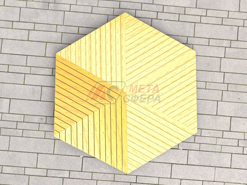 Лежак HEXAGON 01