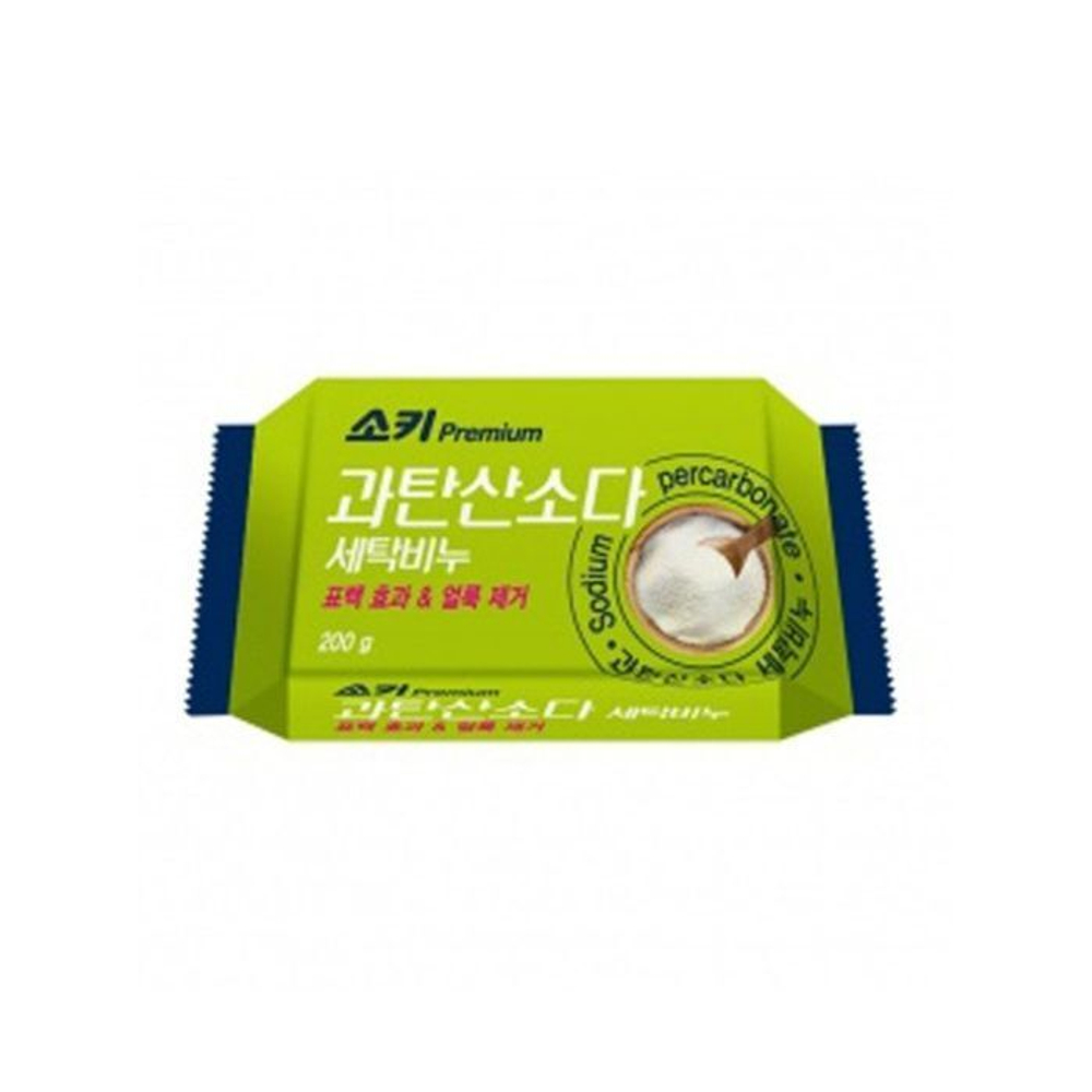 [MUKUNGHWA] Soki Premium Percarbonate Laundry Soap - Хозяйственное мыло с отбеливателем, 200 гр