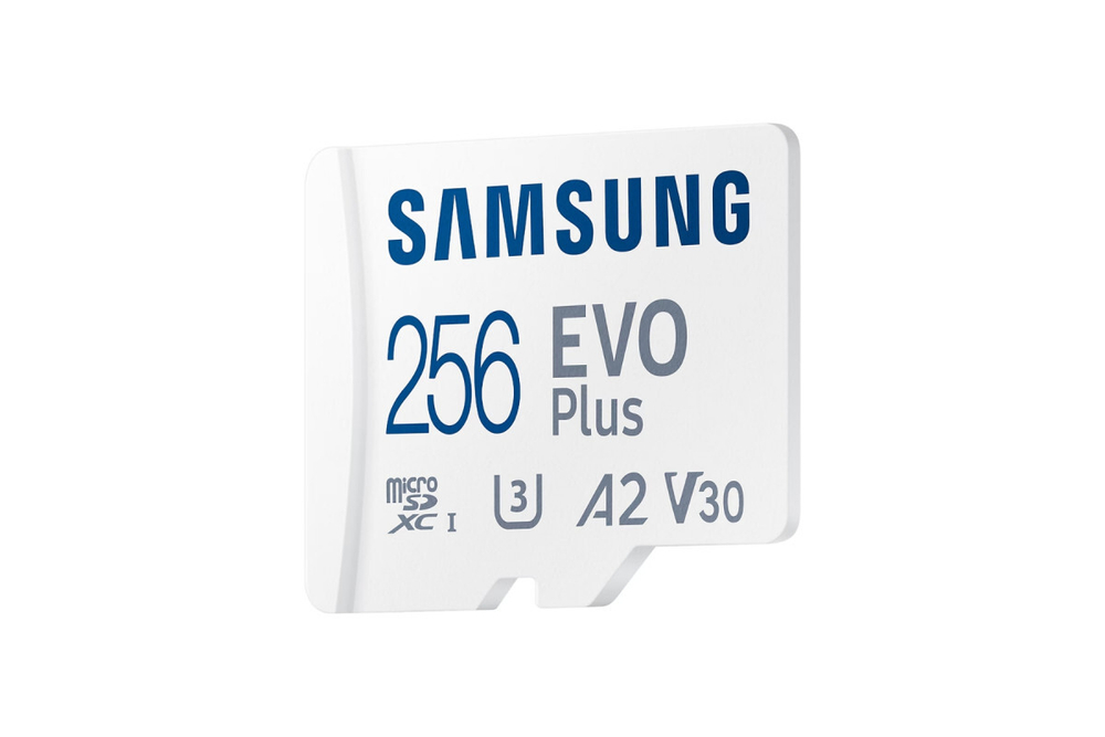 Карта памяти Samsung microSDXC EVO Plus Class10 UHS-I U3 (160MB/s) 256GB + ADP (EU)