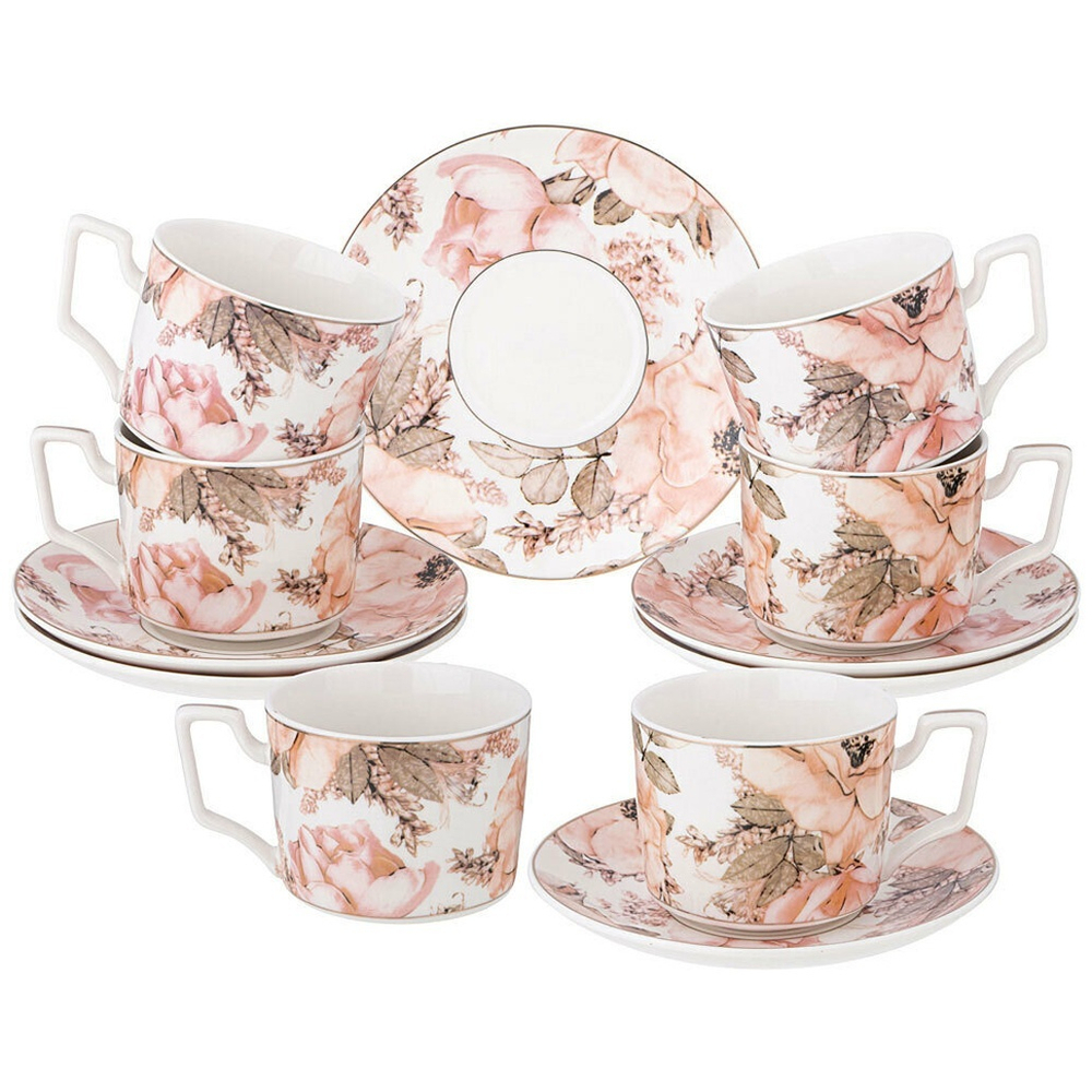 Чайный набор 12 предметов 230мл "Sentiment"