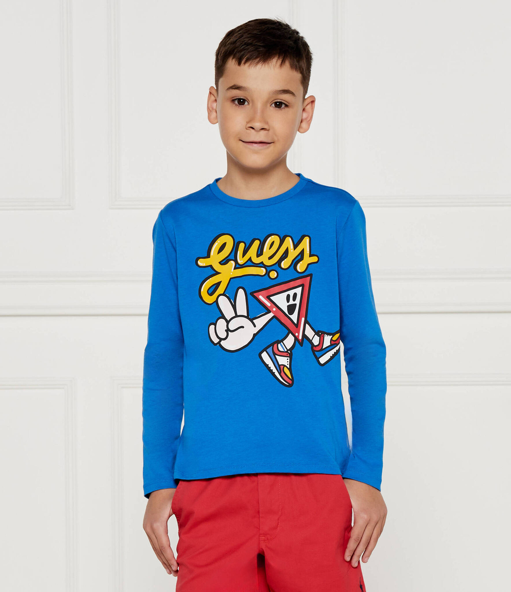 Лонгслив Guess - голубой(N4YI03 K8HM4)