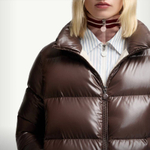 Утеплённая куртка Abbadia Short из лакового нейлона с пухом от Moncler