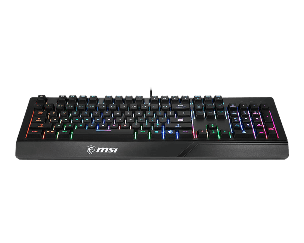Игровая Клавиатура MSI Vigor GK20 RU, 108 клавиш, RGB SHOW,  кабель 1,8м, USB2.0