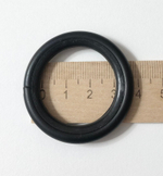 Карниз кованый "Готика Бакуло" однорядный d20 мм, цвет клен/черный