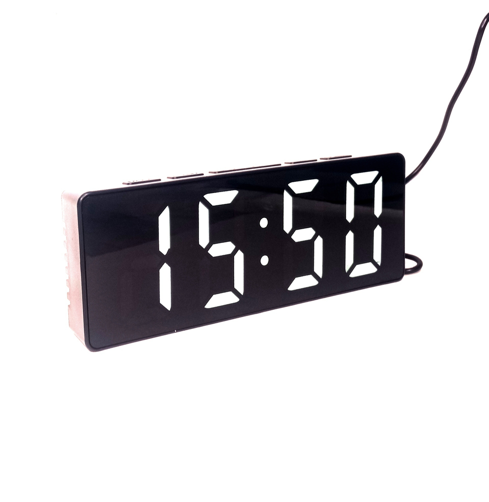 Часы LED Gaosiio DS-3806L белое свечение