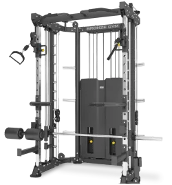 Многофункциональный силовой комплекс со встроенными весовыми стеками профессиональный BRONZE GYM YARD