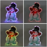 Сувенир с подсветкой «Снеговичок» 10,5*7 см