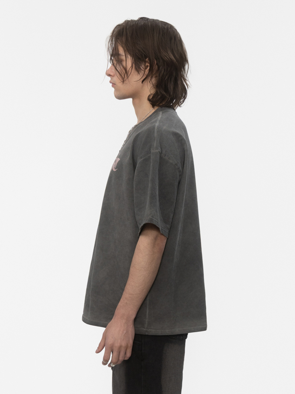 WILD EAST WASHED GREY T.