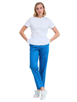 Туника медицинская женская Dr. Nice DRN477 "Алекс", с коротким рукавом, розовый, 42