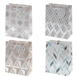 GAEM Пакет подарочный S (бумага 210г/м2, блок микс 12шт), L18 W10 H23 см, 4в.