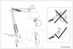 Настольная лампа офисная Eglo Firmo 90872